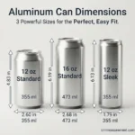 Aluminum Can Dimensions: 3 Powerful Sizes for the Perfect, Easy Fit
