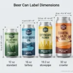 Beer Can Label Dimensions: 4 Powerful Sizes for a Perfect, Easy Fit