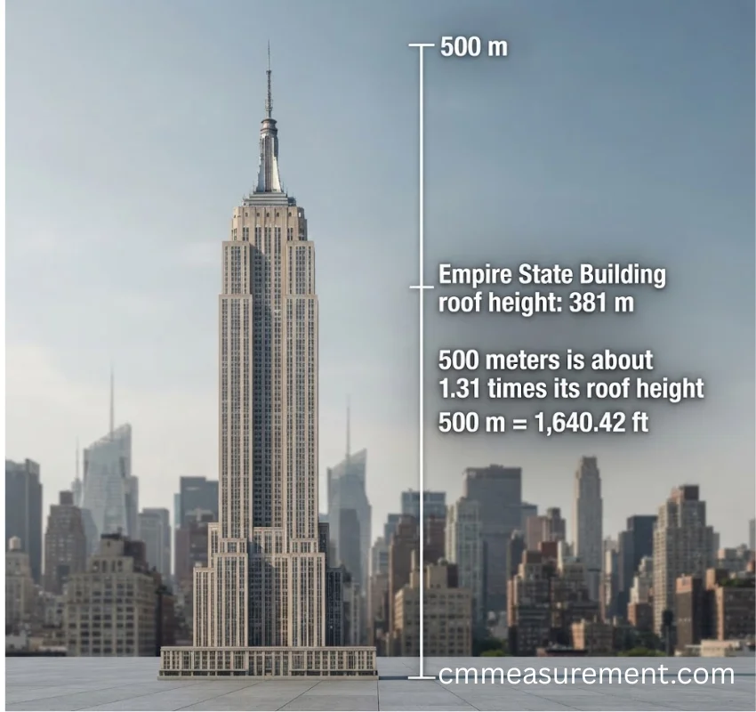 How Long Is 500 Meters