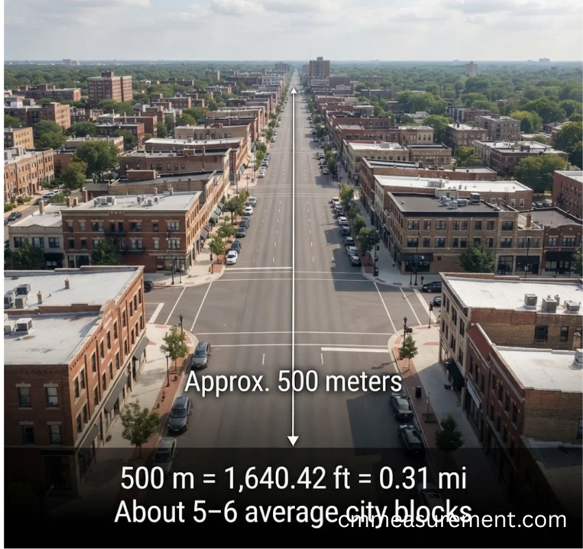 How Long Is 500 Meters
