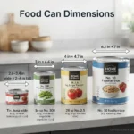 Food Can Dimensions: 4 Powerful Size Guide for the Perfect, Easy Fit