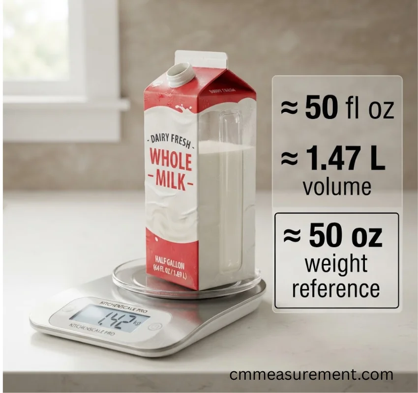 How Heavy Is 50 Ounces