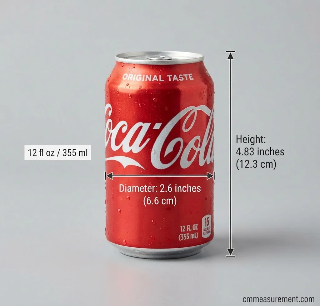 How Big Is a Coke Can? Coke Can Dimensions, Height, Width & Size Guide