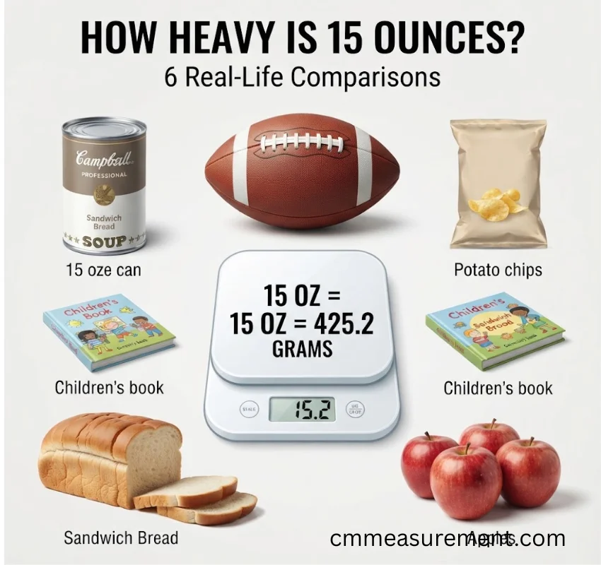 How Heavy Is 15 Ounces? 6 Amazing Real-Life Comparisons to Easily Visualize This Impressive Weight