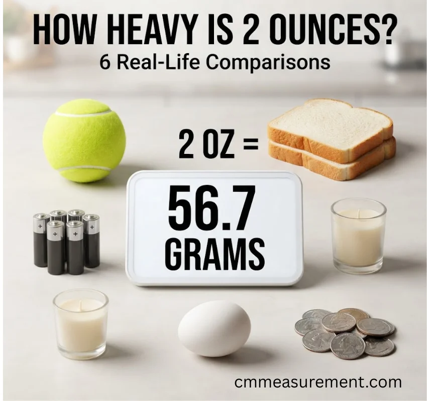 How Heavy Is 2 Ounces? 6 Amazing Real-Life Comparisons to Easily Visualize This Tiny Weight