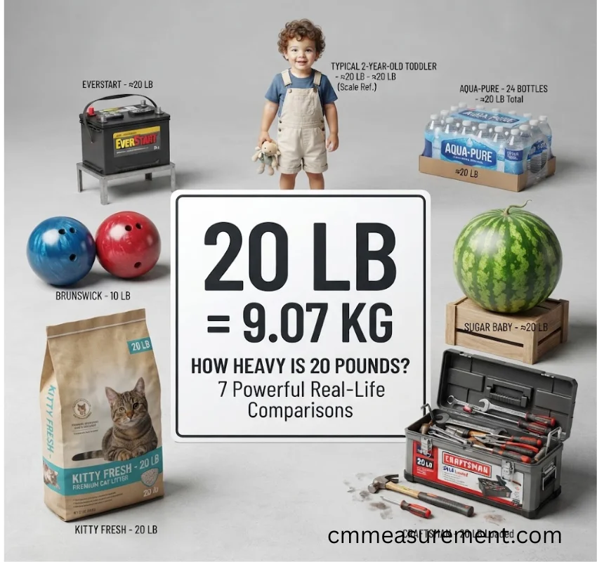 How Heavy Is 20 Lbs? 7 Powerful Real-Life Comparisons to Easily Visualize This Surprisingly Light Weight