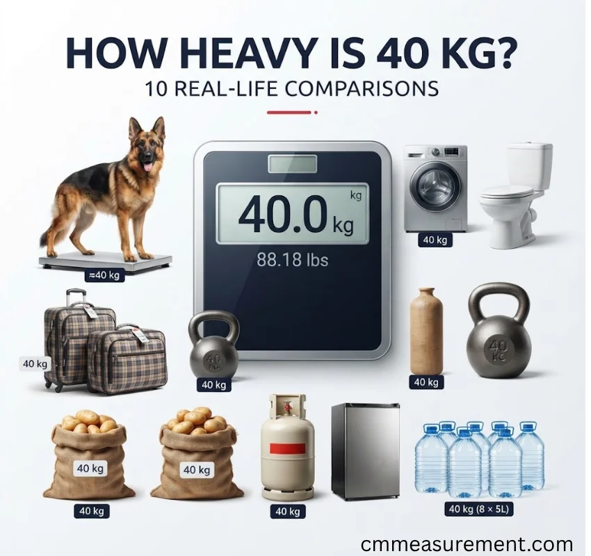 How Heavy Is 40 kg? 10 Powerful Real-Life Comparisons to Easily Understand 40 Kilograms