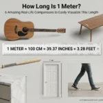 How Long Is 1 Meter? 6 Amazing Real-Life Comparisons to Easily Visualize This Length