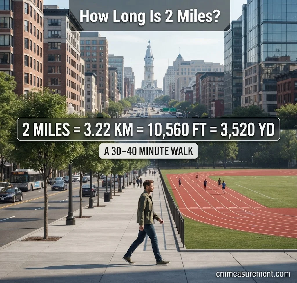 How Long Is 2 Miles? 7 Powerful Real-Life Comparisons to Easily Visualize This Amazing Distance