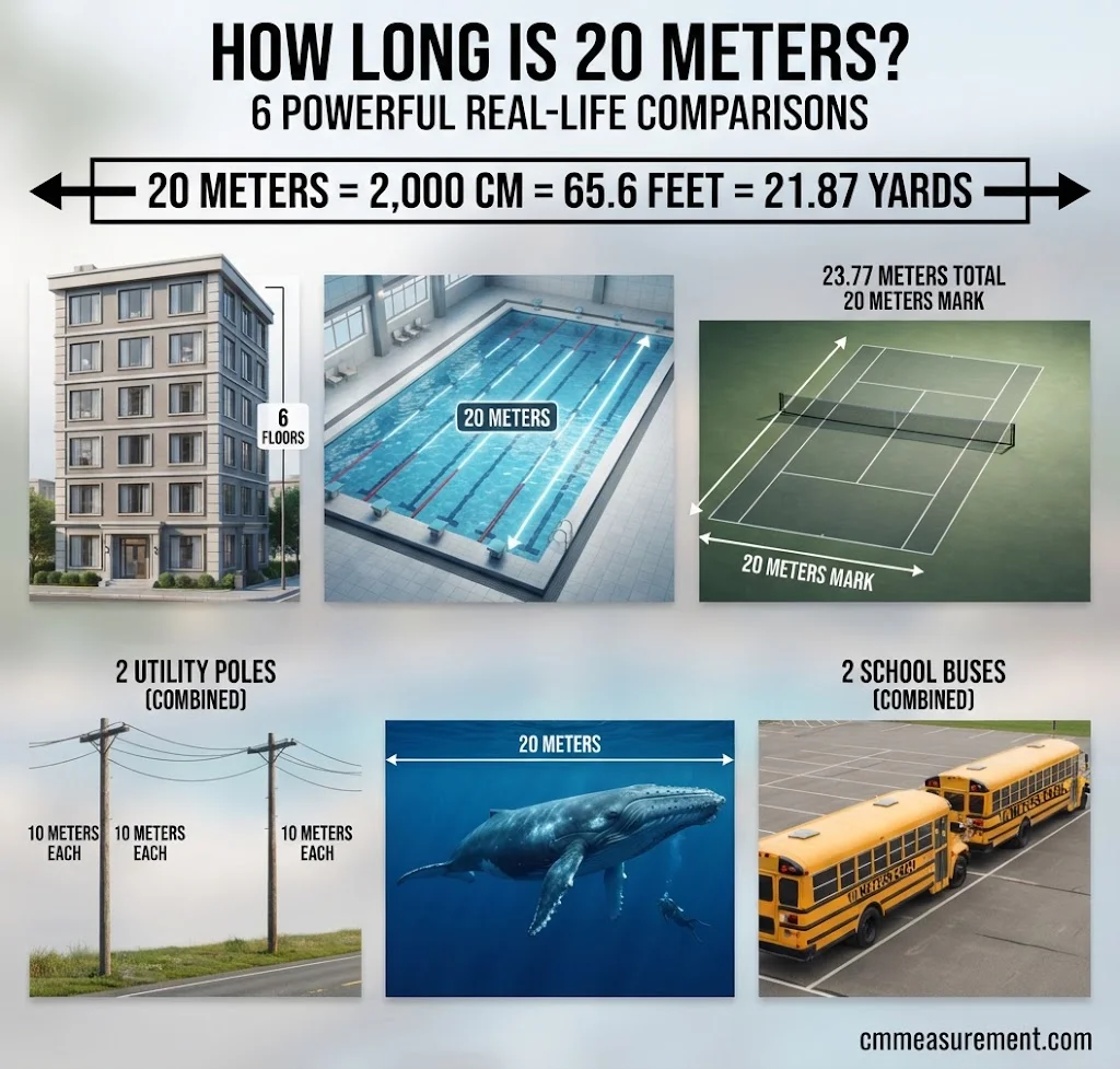 How Long Is 20 Meters? 6 Powerful Real-Life Comparisons to Easily Visualize This Surprisingly Long Distance
