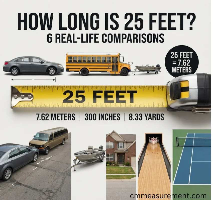 How Long Is 25 Feet? 6 Ultimate Real-Life Comparisons to Easily Visualize This Impressive Length