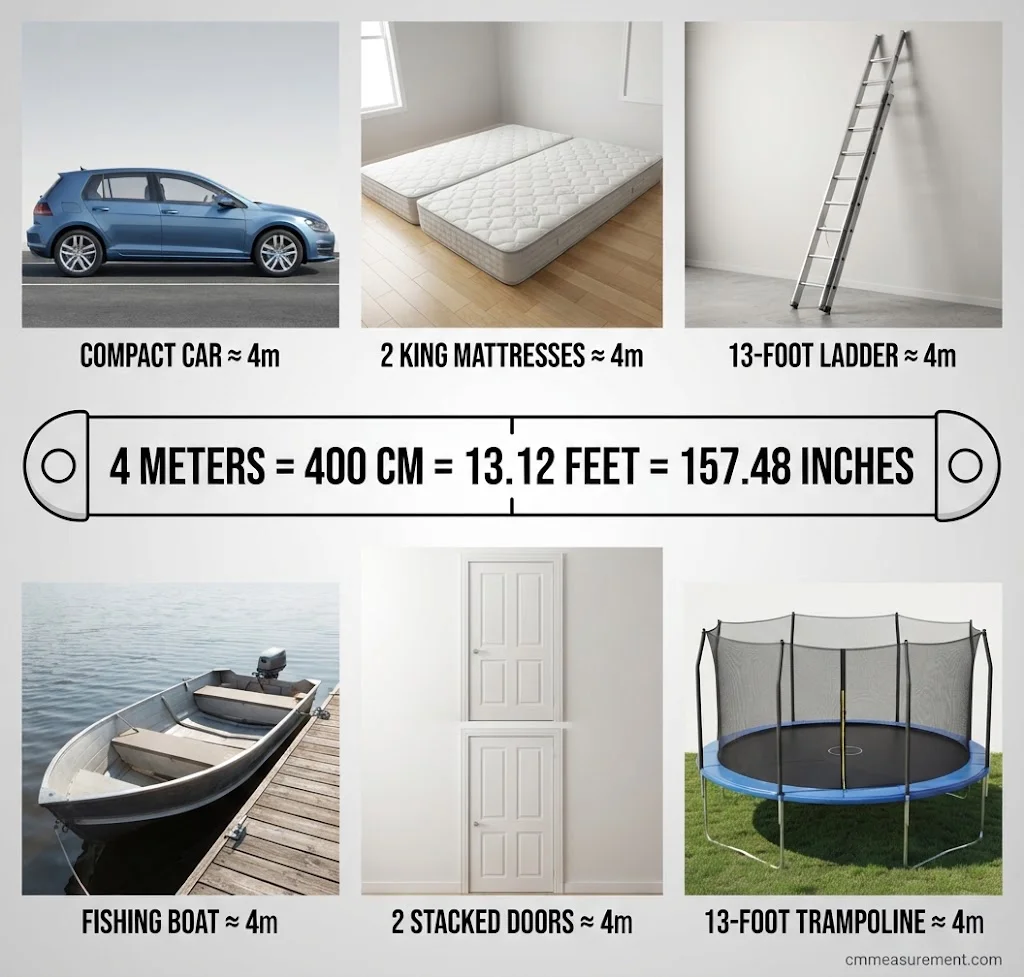 How Long Is 4 Meters? 6 Amazing Real-Life Comparisons to Easily Visualize This Impressive Length
