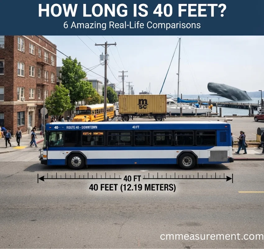 How Long Is 40 Feet? 6 Amazing Real-Life Comparisons to Easily Visualize This Impressive Length