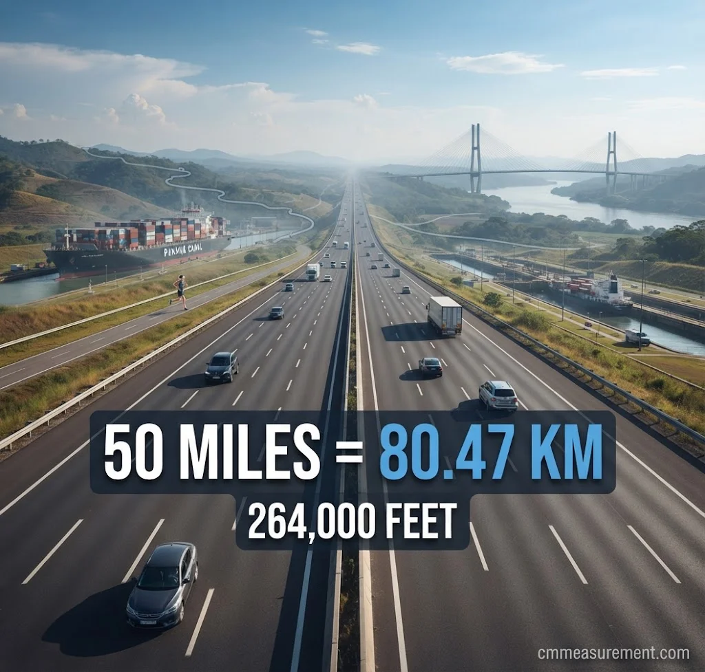 How Long Is 50 Miles? 6 Powerful Real-Life Comparisons to Easily Visualize This Incredible Distance