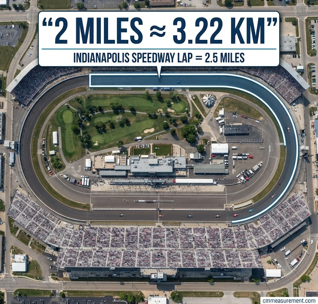 How Long Is 2 Miles