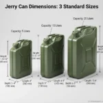 Jerry Can Dimensions: 3 Powerful Sizes for the Perfect, Easy Fit
