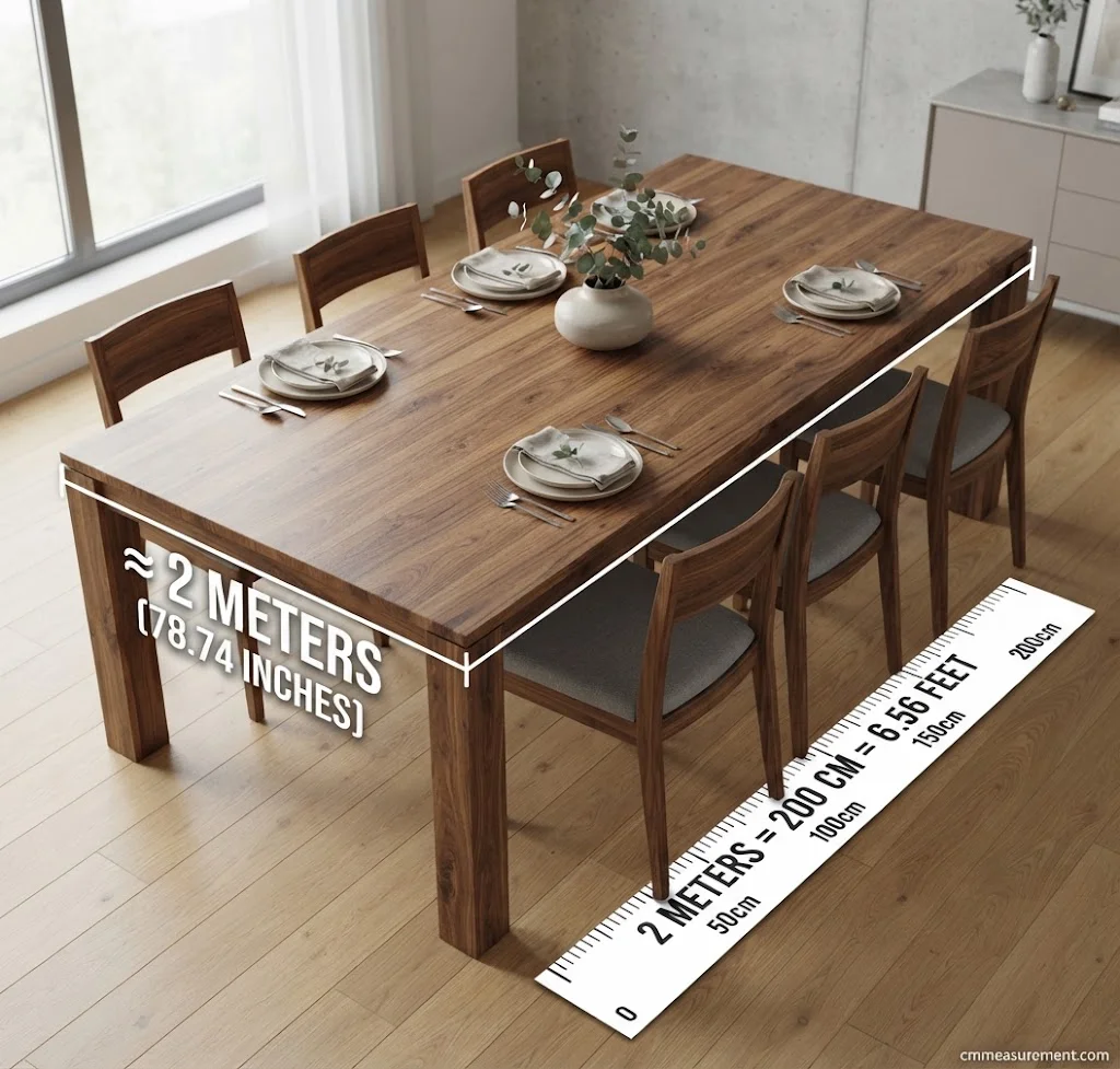 How Long Is 2 Meters