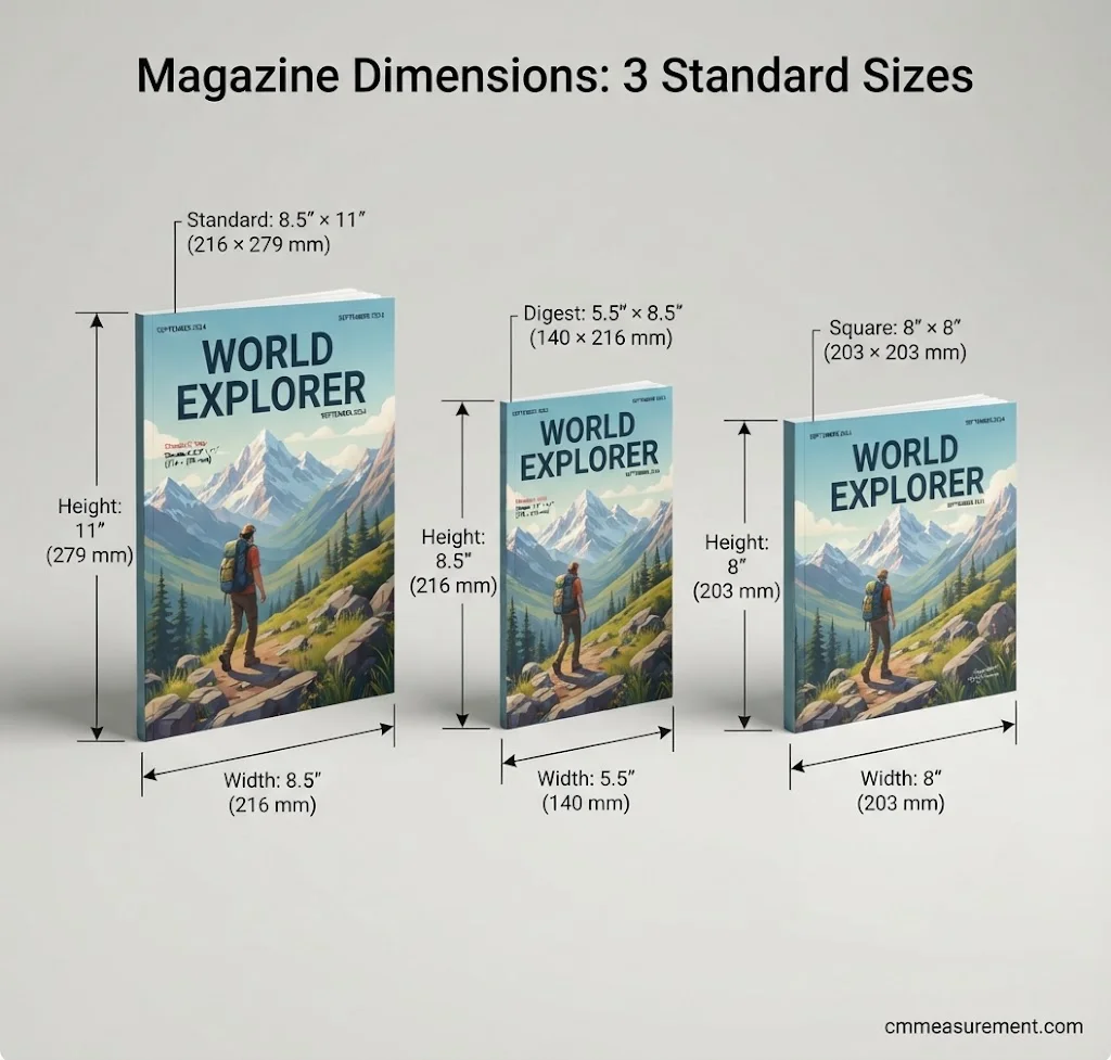 Magazine Dimensions: 3 Powerful Sizes for a Perfect, Easy Fit