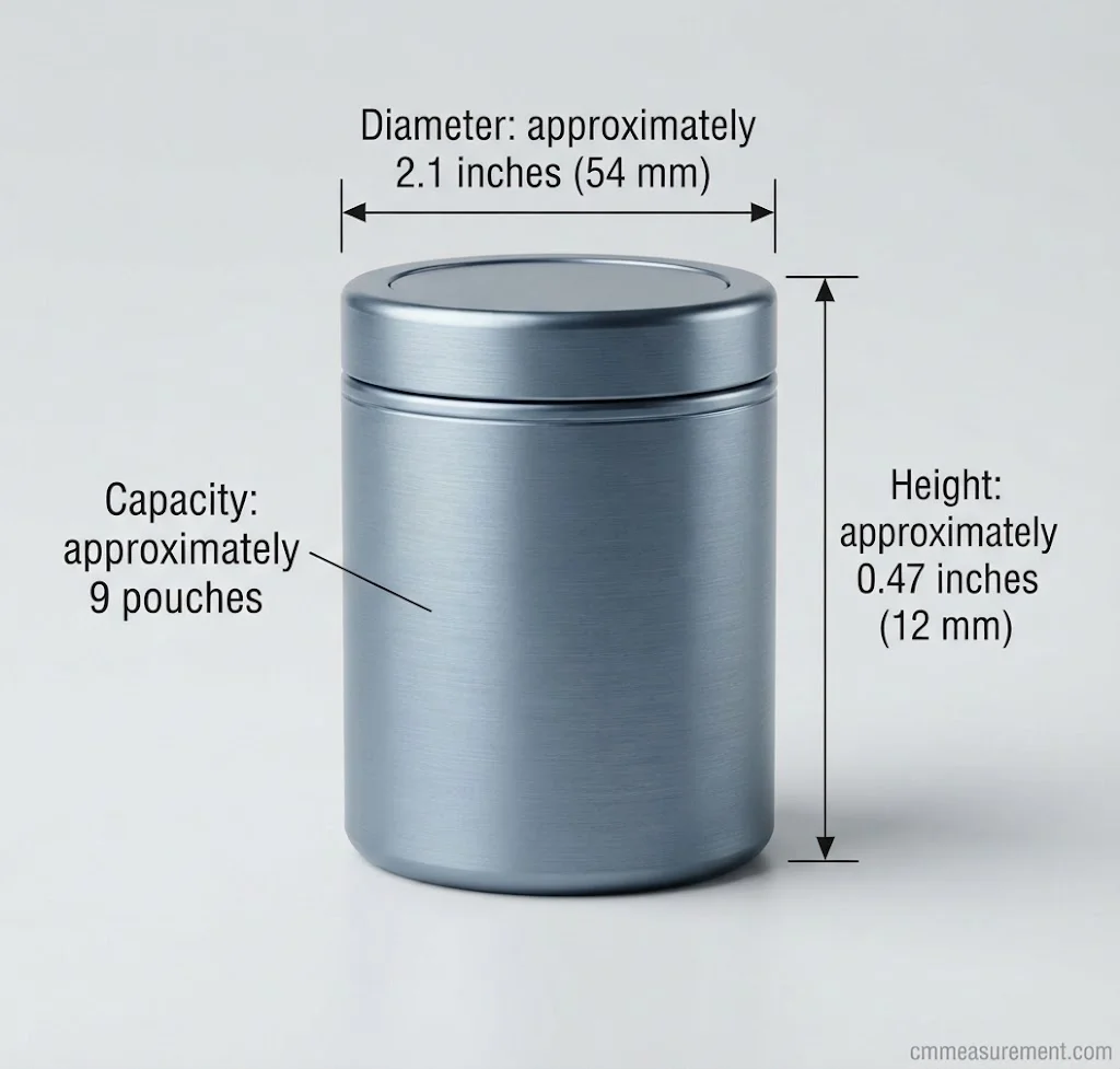 Zyn Can Dimensions