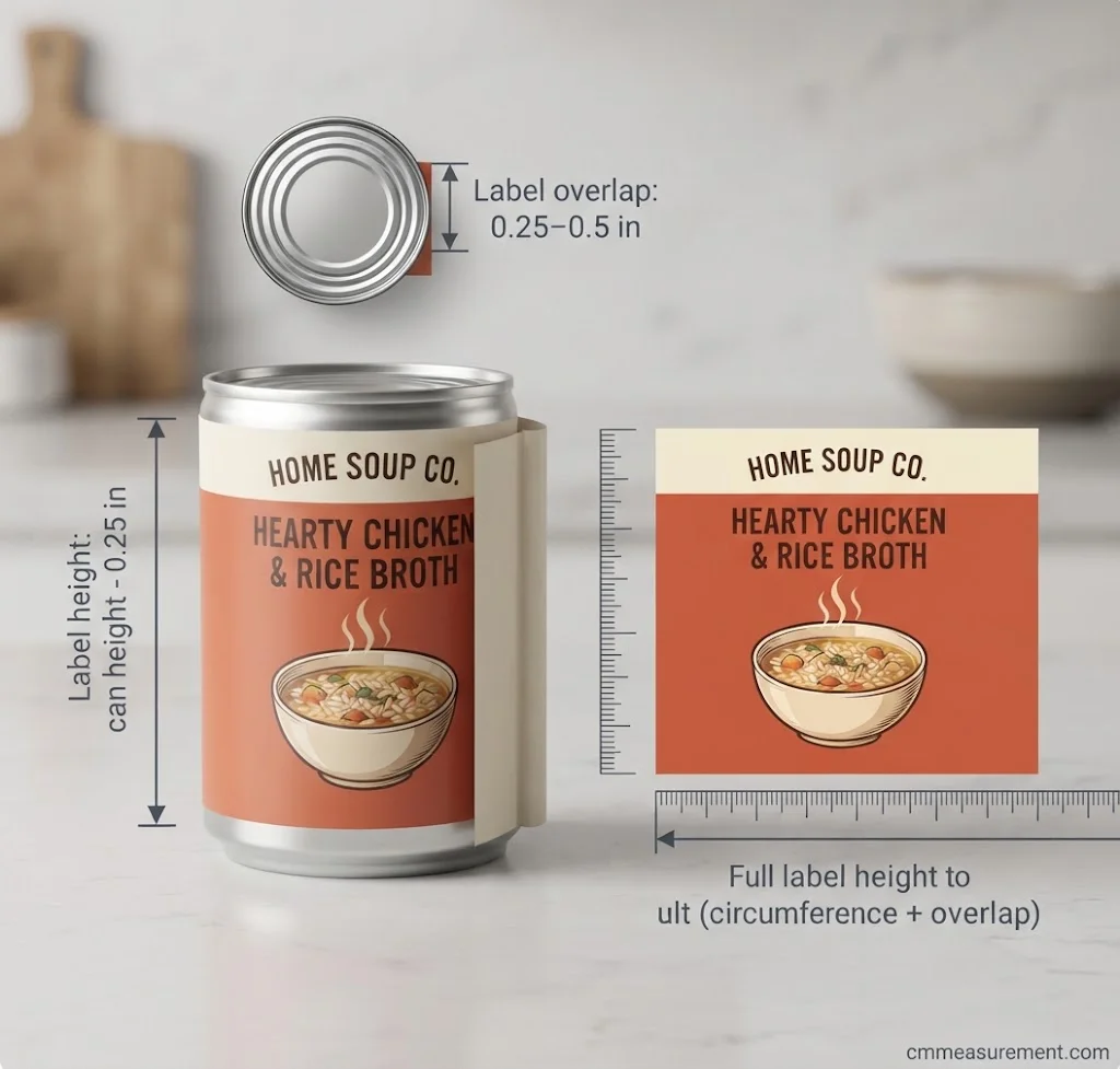 Soup Can Dimensions