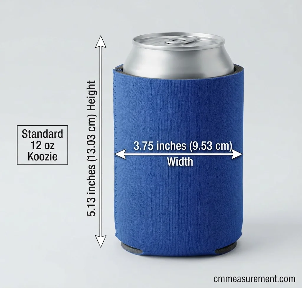 Can Koozie Dimensions