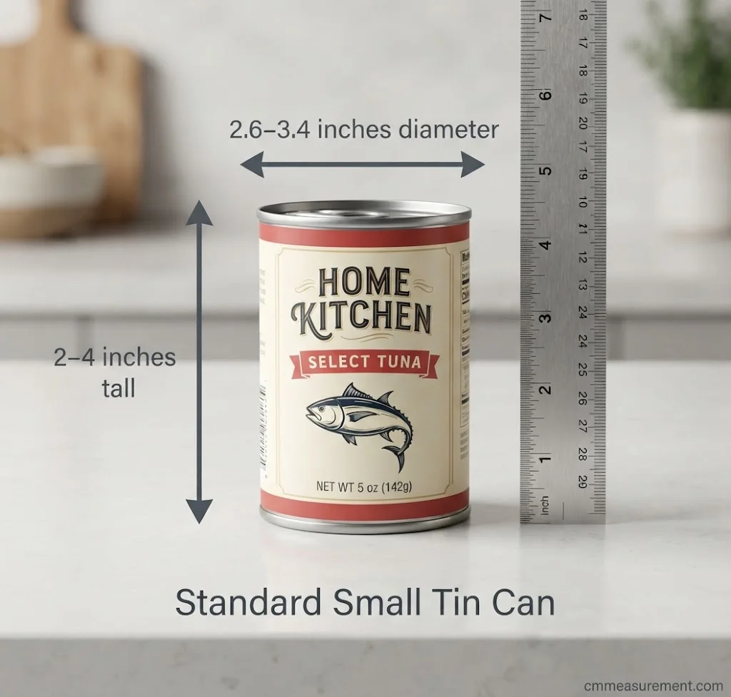 Food Can Dimensions