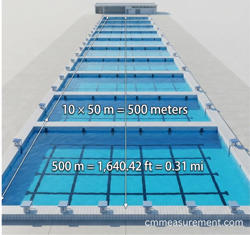 How Long Is 500 Meters
