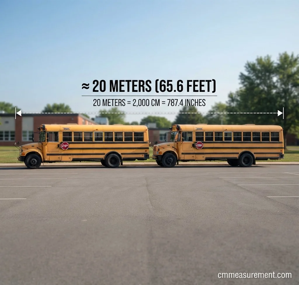 How Long Is 20 Meters