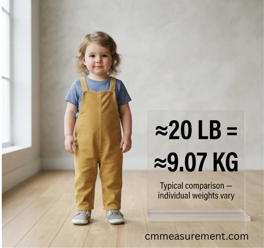 How Heavy Is 20 Lbs